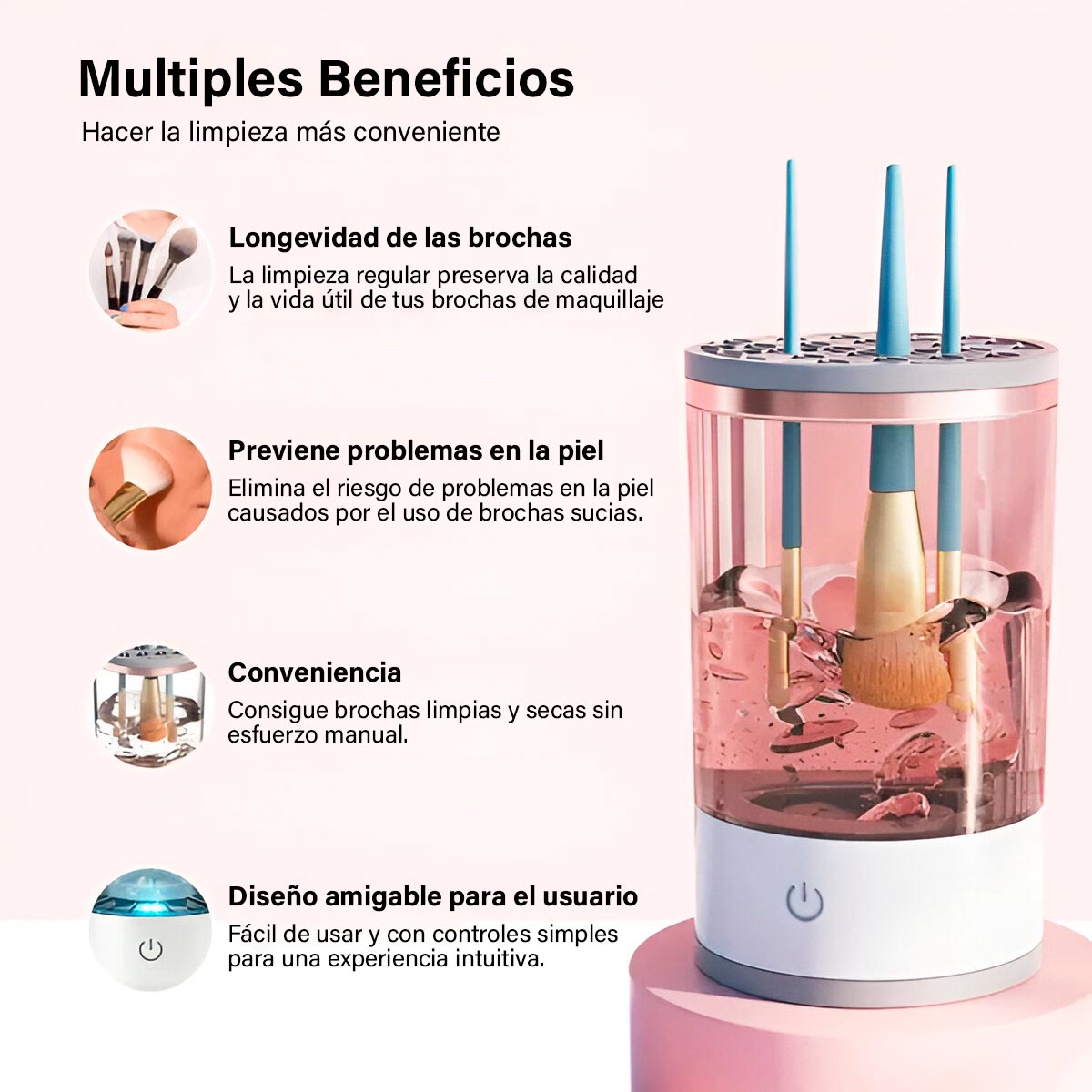 ✨BrushClean Pro✨ - Limpia tus brochas en segundos